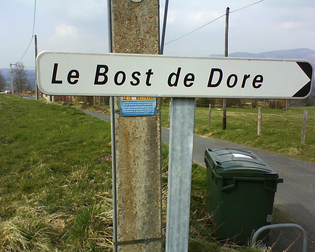 Panneau du Bost de Dore